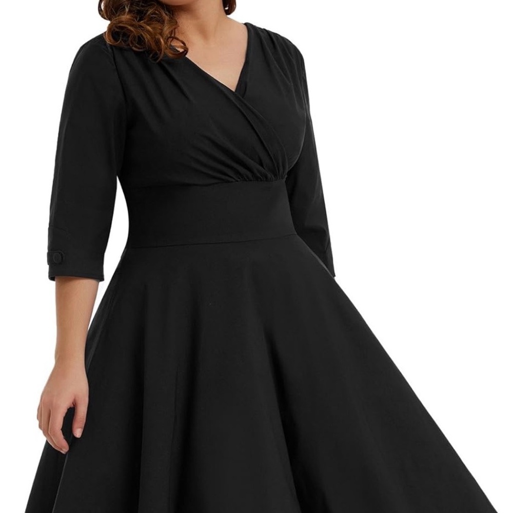 Chic Black Long Sleeve Dress